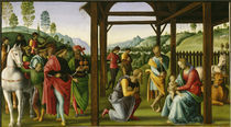 Perugino, Anbetung der Koenige von klassik art