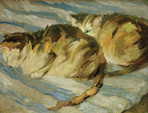 F.Marc, Zwei graue Katzen (Studie II) by klassik art