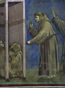 Giotto, Vision der Brueder, Ausschnitt by klassik art
