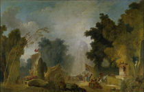 J.H.Fragonard, Fest in einem Park von klassik art