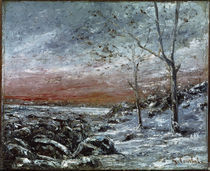 G.Courbet, Winterlandschaft von klassik art
