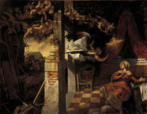Tintoretto, Verkuendigung an Maria by klassik art