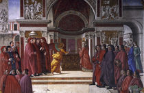 D.Ghirlandaio, Verkuendigung an Zacharias by klassik art