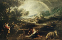P.P.Rubens/ Landschaft mit Regenbogen von klassik art