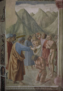 Masaccio, Petrus tauft Neophyten von klassik art