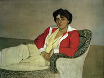 F.Vallotton, Die rote Jacke by klassik art