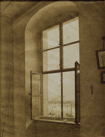 C.D.Friedrich, Blick aus dem Atelier.. von klassik art