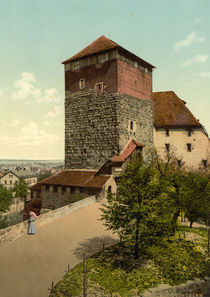 Nuernberg, Burg / Fuenfeckiger Turm /Foto von klassik art