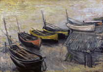 Claude Monet, Boote am Strand by klassik art