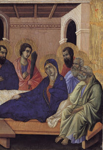 Duccio, Abschied Mariae von Aposteln von klassik art