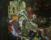 E.Schiele, Stadtende von klassik art