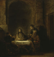 Rembrandt, Christus in Emmaus von klassik art