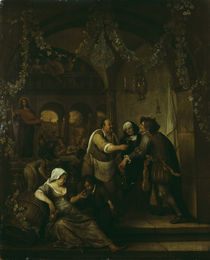 Jan Steen, Die Hochzeit zu Kana by klassik art