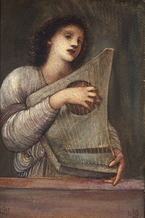 E.Burne Jones, Musikantin by klassik art