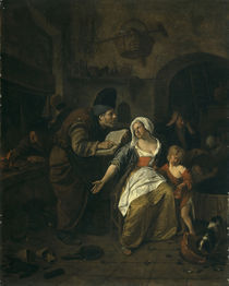 Alchemist / Gemaelde von Jan Steen von klassik art