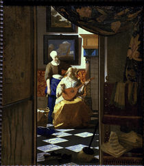 Vermeer/ Der Liebesbrief/ 1669-70 by klassik art