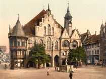 Hildesheim, Rathaus / Photochrom von klassik art