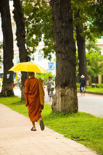 Kambodscha, Siem Reap, Monk. von Jason Friend