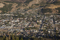 Aerial view of a town, Esquel, Chubut Province, Patagonia, Argentina by Panoramic Images