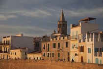 Buildings in a city, Bastioni San Marco, Alghero, Sassari, Sardinia, Italy von Panoramic Images