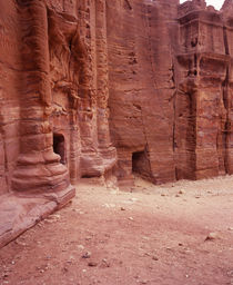 Ruins of a building, Petra, Jordan by Panoramic Images