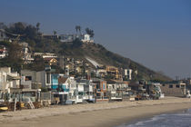 Houses at the waterfront, Malibu, Los Angeles County, California, USA von Panoramic Images