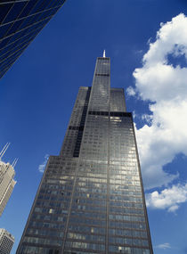 Low angle view of a tower, Sears Tower, Chicago, Illinois, USA von Panoramic Images