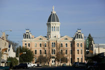 Facade of a courthouse, Presidio County Courthouse, Marfa, Texas, USA von Panoramic Images
