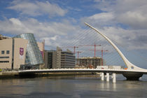 The Samuel Beckett Bridge, Over The River Liffey, Dublin, Ireland by Panoramic Images
