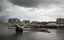 The Sean O'Casey Bridge, Over The River Liffey, Dublin, Ireland von Panoramic Images