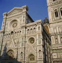 Low angle view of a cathedral, Duomo Santa Maria Del Fiore, Florence, Italy by Panoramic Images