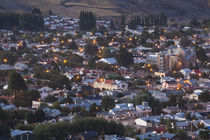 High angle view of houses in a town von Panoramic Images