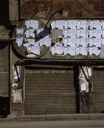 Posters on a store wall, Egypt von Panoramic Images