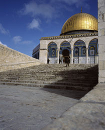 Low angle view of a mosque, Dome Of The Rock, Jerusalem, Israel von Panoramic Images