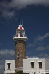 Low angle view of a lighthouse, Punta Brava Lighthouse, Montevideo, Uruguay by Panoramic Images