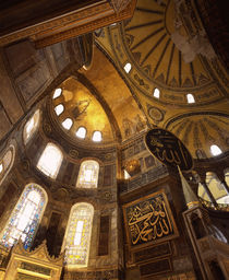 Architectural details of a museum, Aya Sofya, Istanbul, Turkey by Panoramic Images