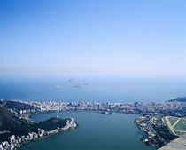 High angle view of a cityscape, Rio De Janeiro, Brazil by Panoramic Images