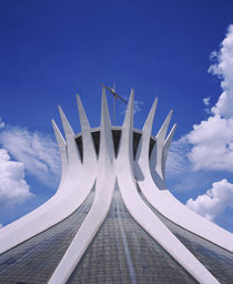 High section view of a cathedral, Cathedral of Brasilia, Brasilia, Brazil by Panoramic Images