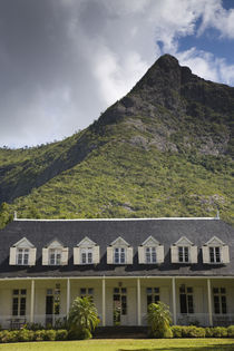 Facade of a mansion at mountainside, Eureka Mansion, Moka, Mauritius by Panoramic Images