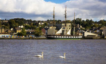 The "Dunbrody" Famine Ship on the River Barrow by Panoramic Images