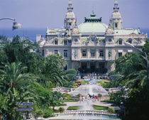Facade of a casino, Monte Carlo, Monaco, France by Panoramic Images