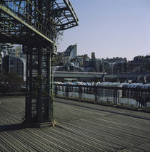 Trellis on a terrace, Les Halles, Paris, France von Panoramic Images