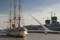 Training ship with a footbridge by Panoramic Images