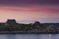 Bass rocks houses, Gloucester, Cape Ann, Massachusetts, USA by Panoramic Images