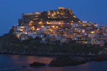 Town on a hill, Castelsardo, Sassari, Sardinia, Italy by Panoramic Images