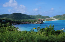 Resort setting, Saint Barth, West Indies. by Panoramic Images