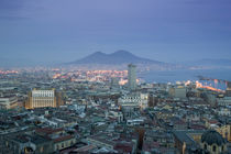 High angle view of a city, Mt Vesuvius, Naples, Campania, Italy by Panoramic Images