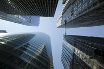 Low angle view of skyscrapers, Chicago, Cook County, Illinois, USA von Panoramic Images