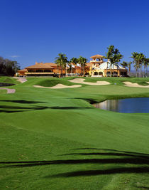 Golf course at Isla Navadad Resort in Manzanillo, Colima, Mexico von Panoramic Images