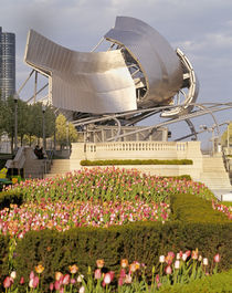 USA, Illinois, Chicago, Millennium Park, Pritzker Pavilion, Outdoor amphitheater von Panoramic Images